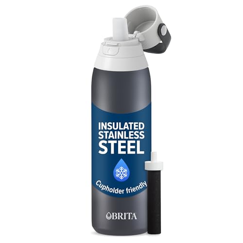 Brita Stainless Steel Insulated Filtering Water Bottle