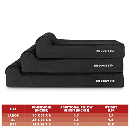 The Dog’s Bed Orthopedic Memory Foam Bed with Headrest