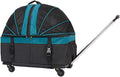 Rolling Pet Carrier for Small Dogs and Cats with Detachable Wheels