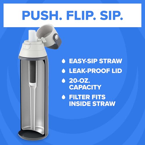Brita Stainless Steel Insulated Filtering Water Bottle