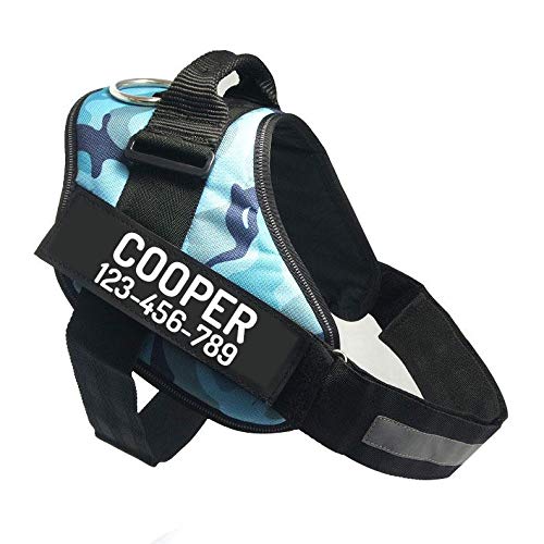 PawPawify Personalized No-Pull Dog Harness with Name and Phone