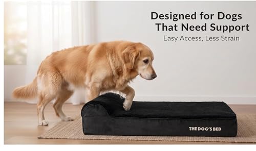 The Dog’s Bed Orthopedic Memory Foam Bed with Headrest