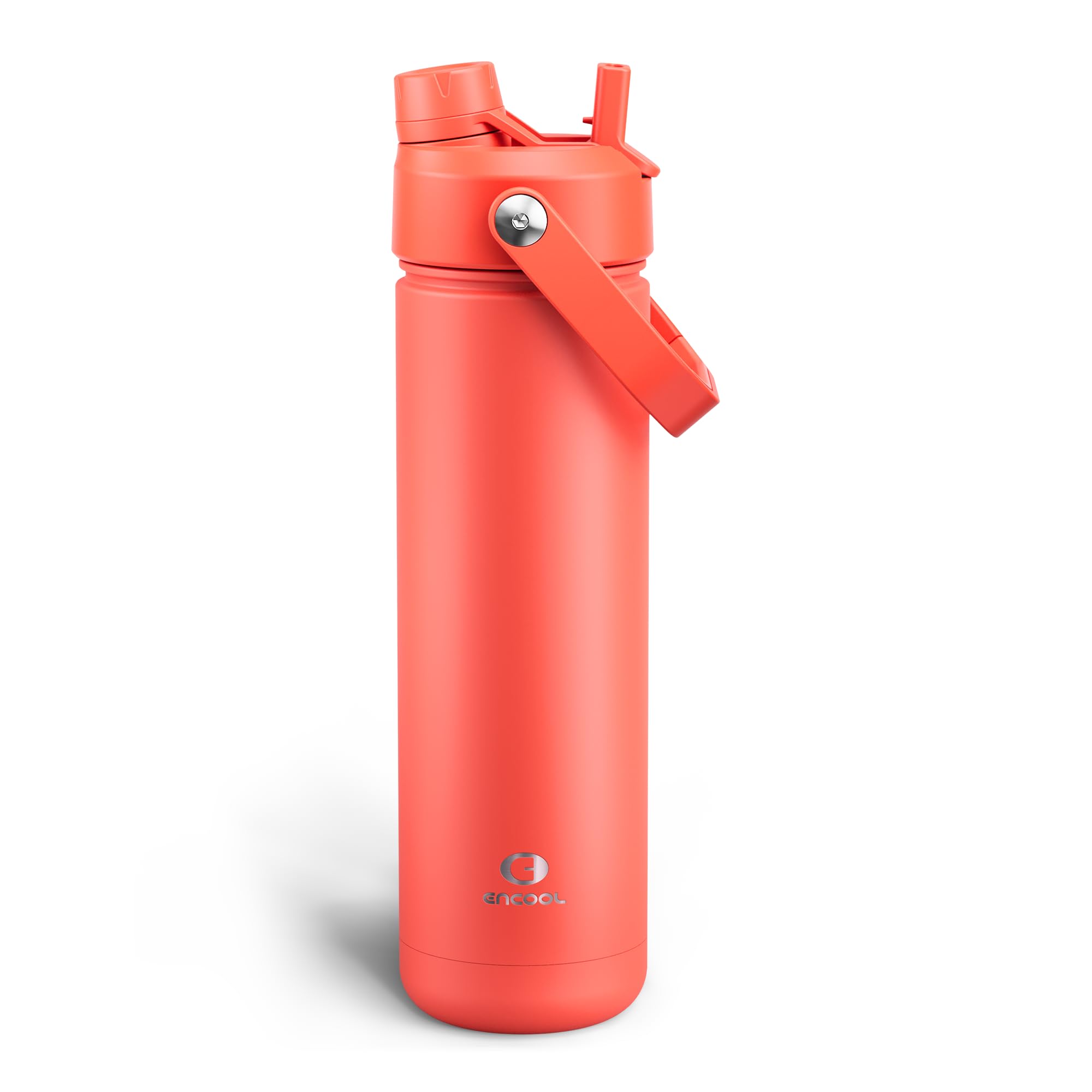 ENCOOL Insulated Dog Water Bottle with Built-In Straw