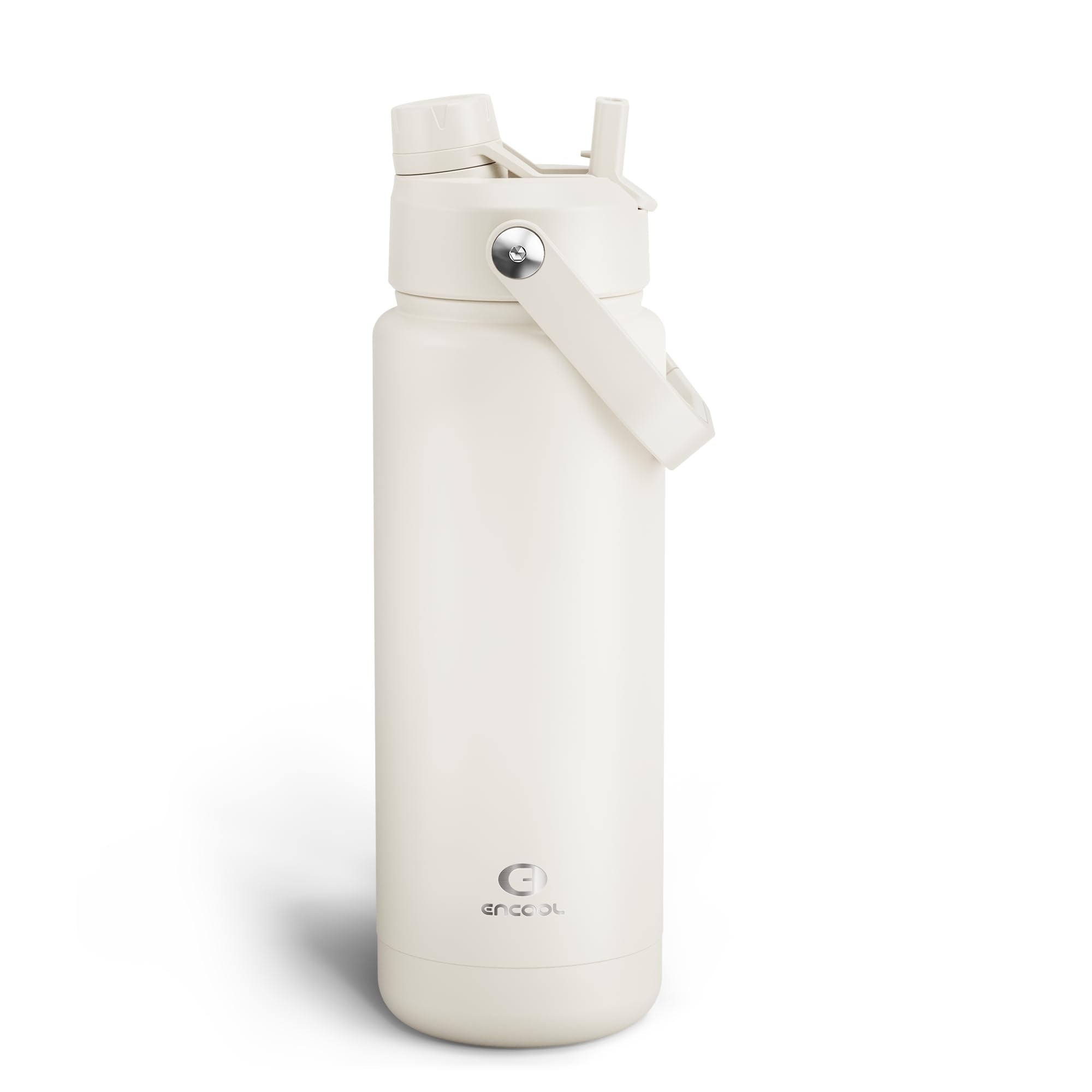 ENCOOL Insulated Dog Water Bottle with Built-In Straw