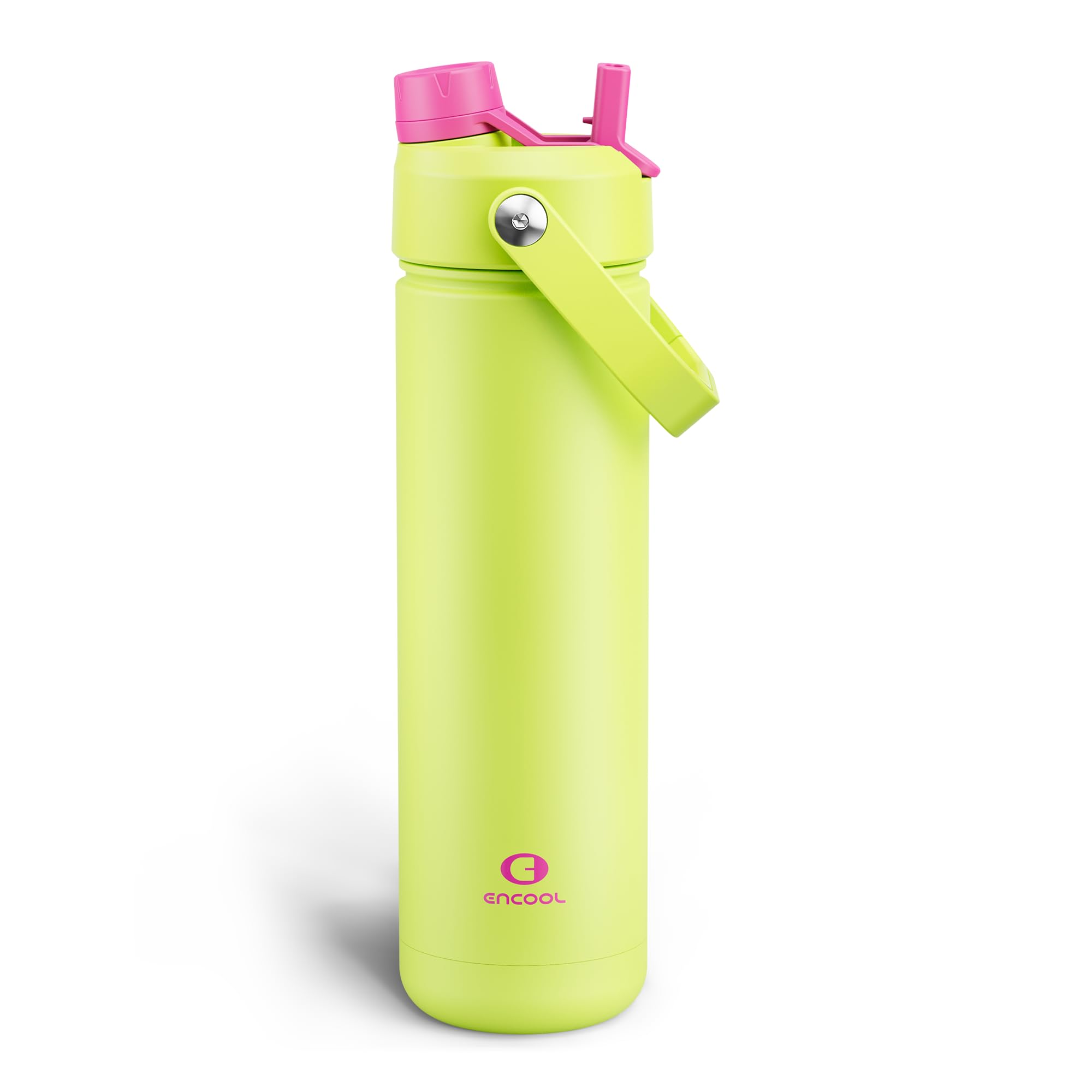 ENCOOL Insulated Dog Water Bottle with Built-In Straw