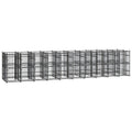 GOLINPEILO Heavy-Duty Outdoor Dog Kennel with Lockable Gate