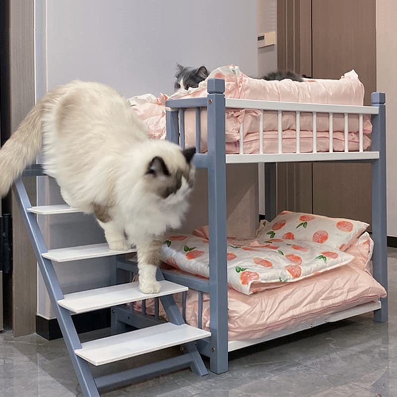 KLGHNMJ Washable Four-Season Wooden Pet Bed and Kennel
