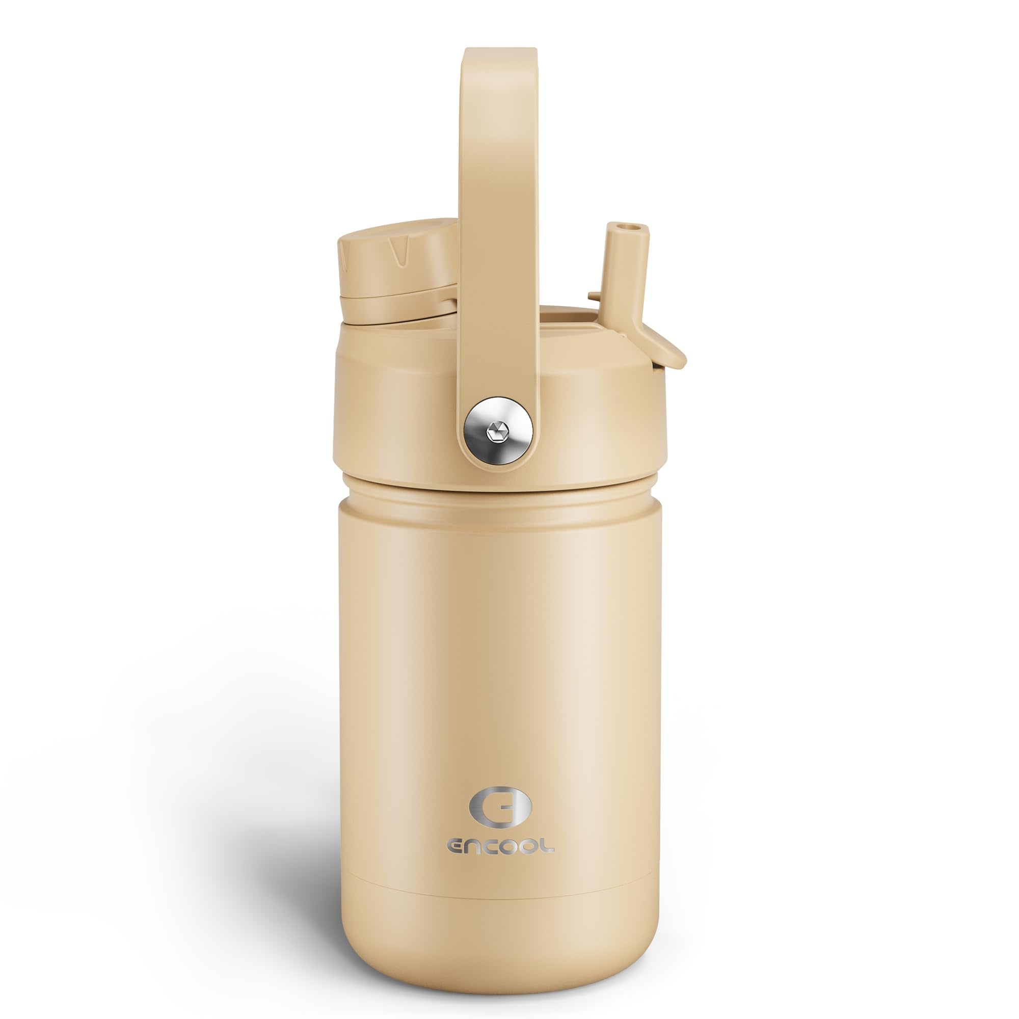 ENCOOL Insulated Dog Water Bottle with Built-In Straw