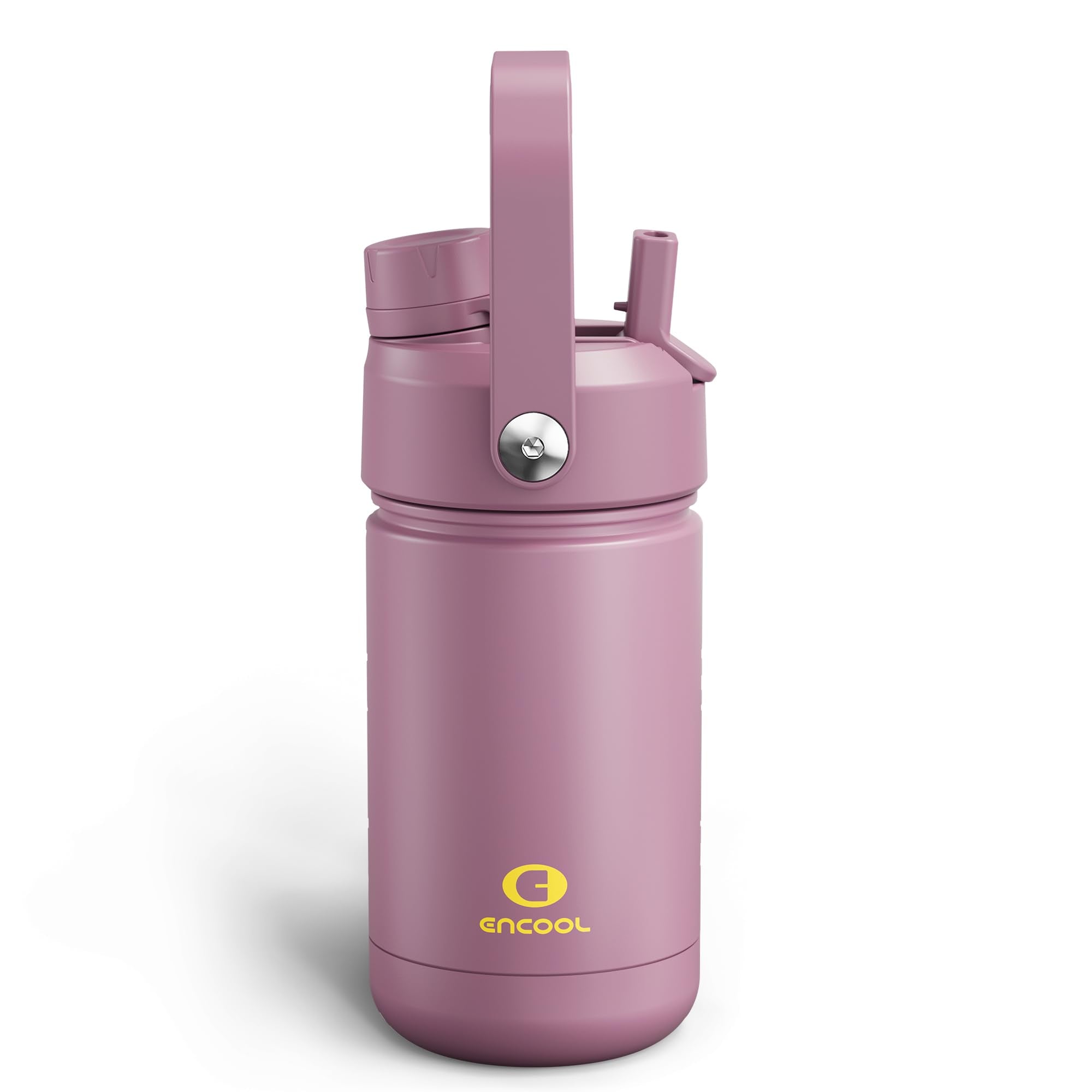 ENCOOL Insulated Dog Water Bottle with Built-In Straw
