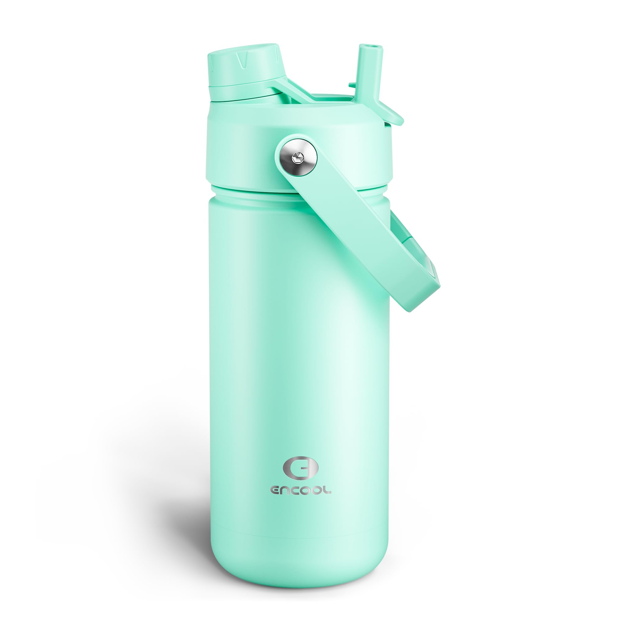 ENCOOL Insulated Dog Water Bottle with Built-In Straw