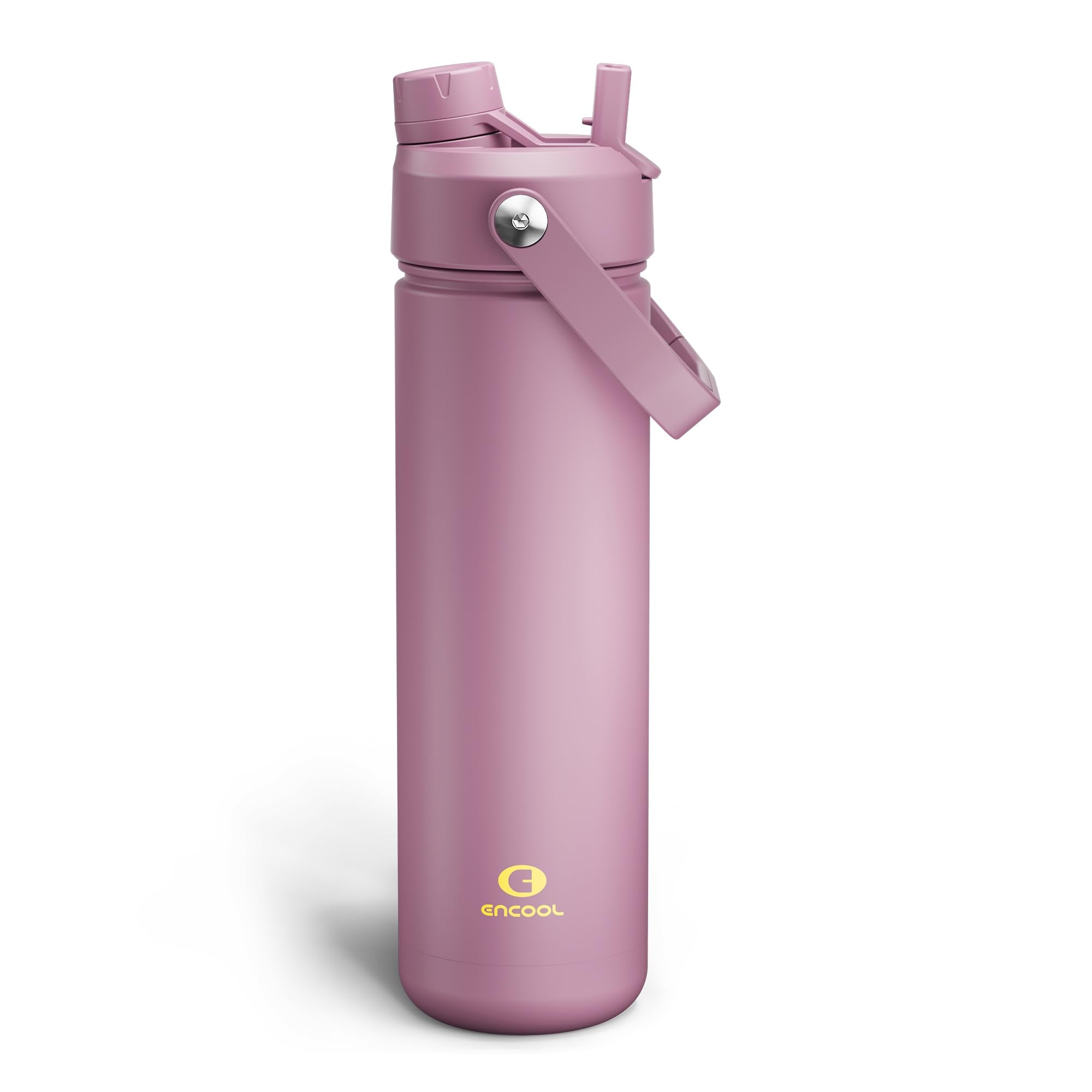 ENCOOL Insulated Dog Water Bottle with Built-In Straw