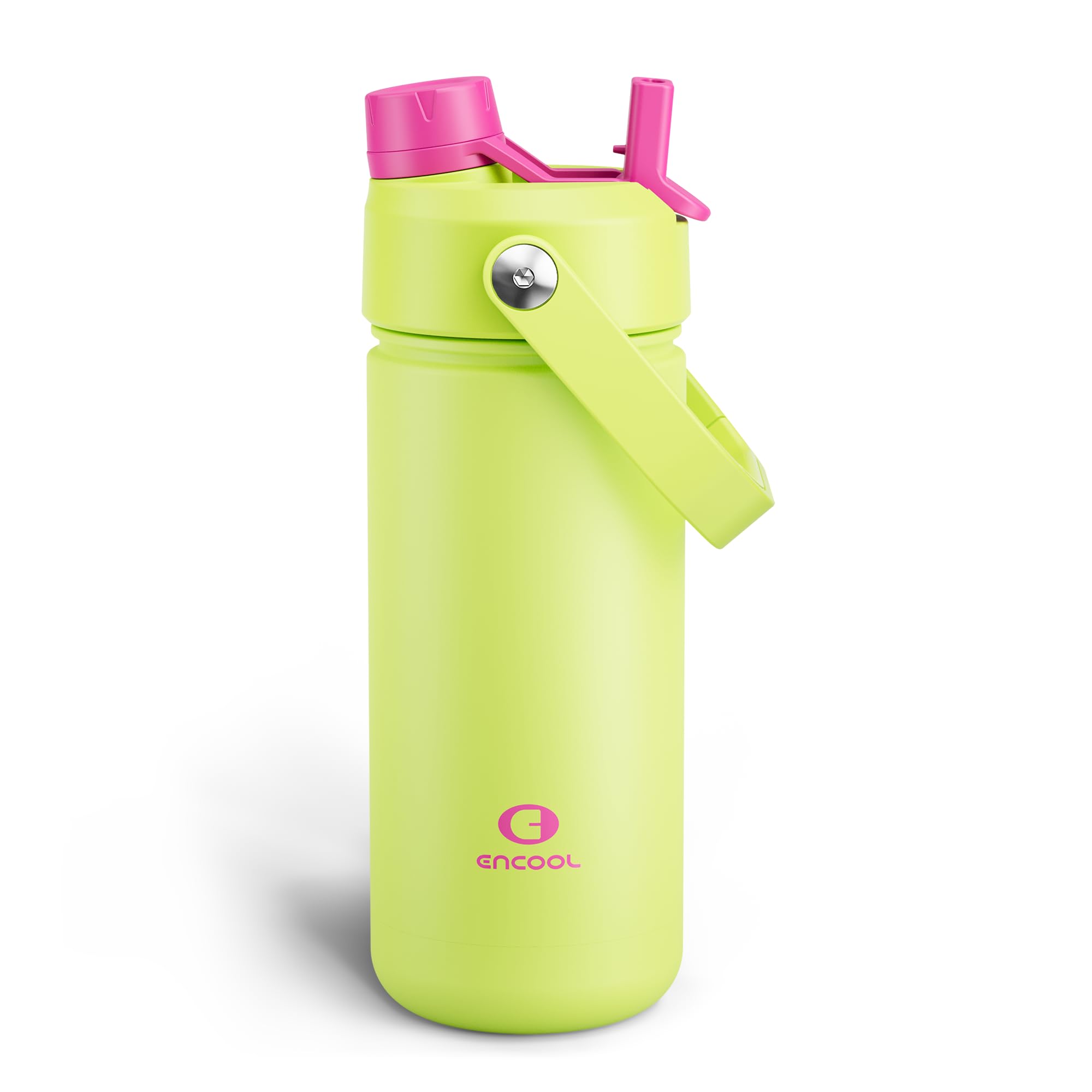 ENCOOL Insulated Dog Water Bottle with Built-In Straw