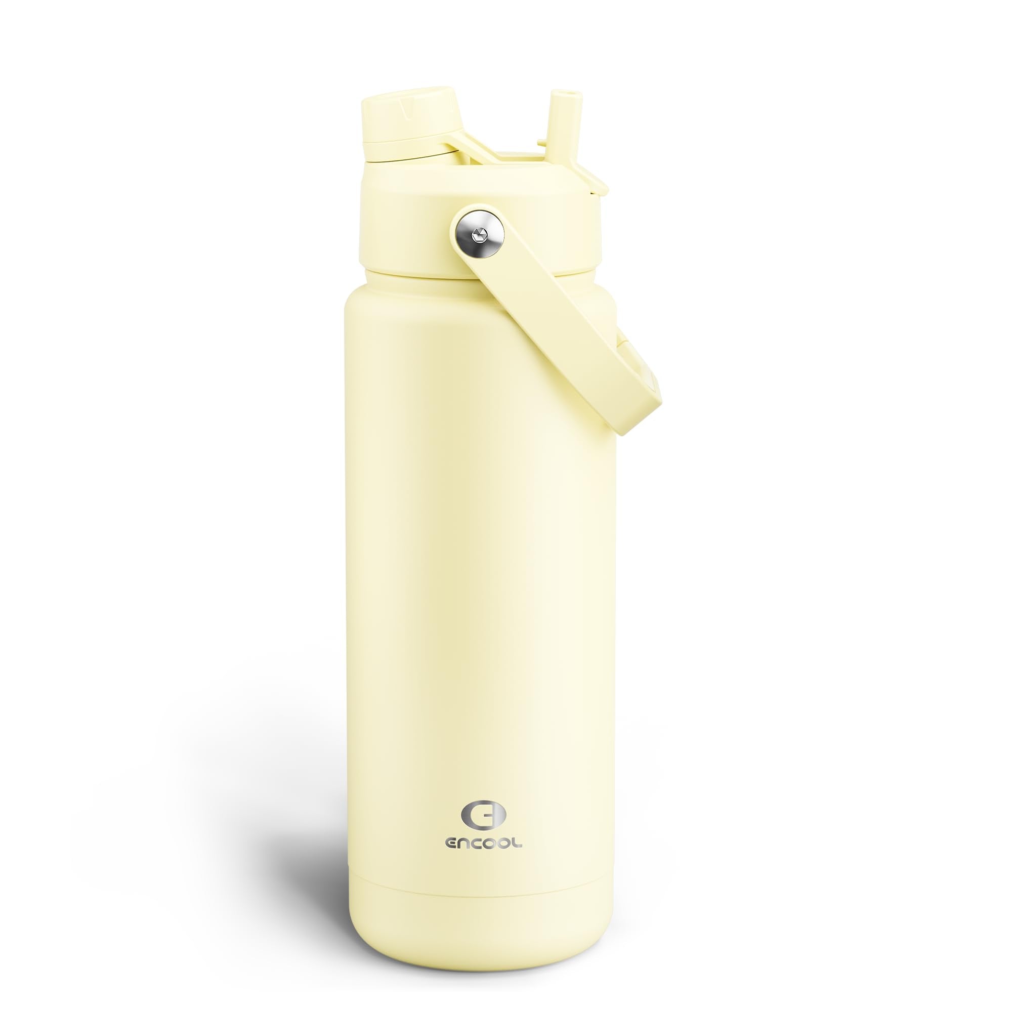 ENCOOL Insulated Dog Water Bottle with Built-In Straw