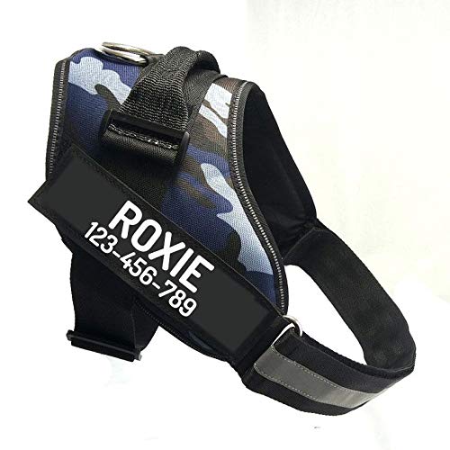 PawPawify Personalized No-Pull Dog Harness with Name and Phone