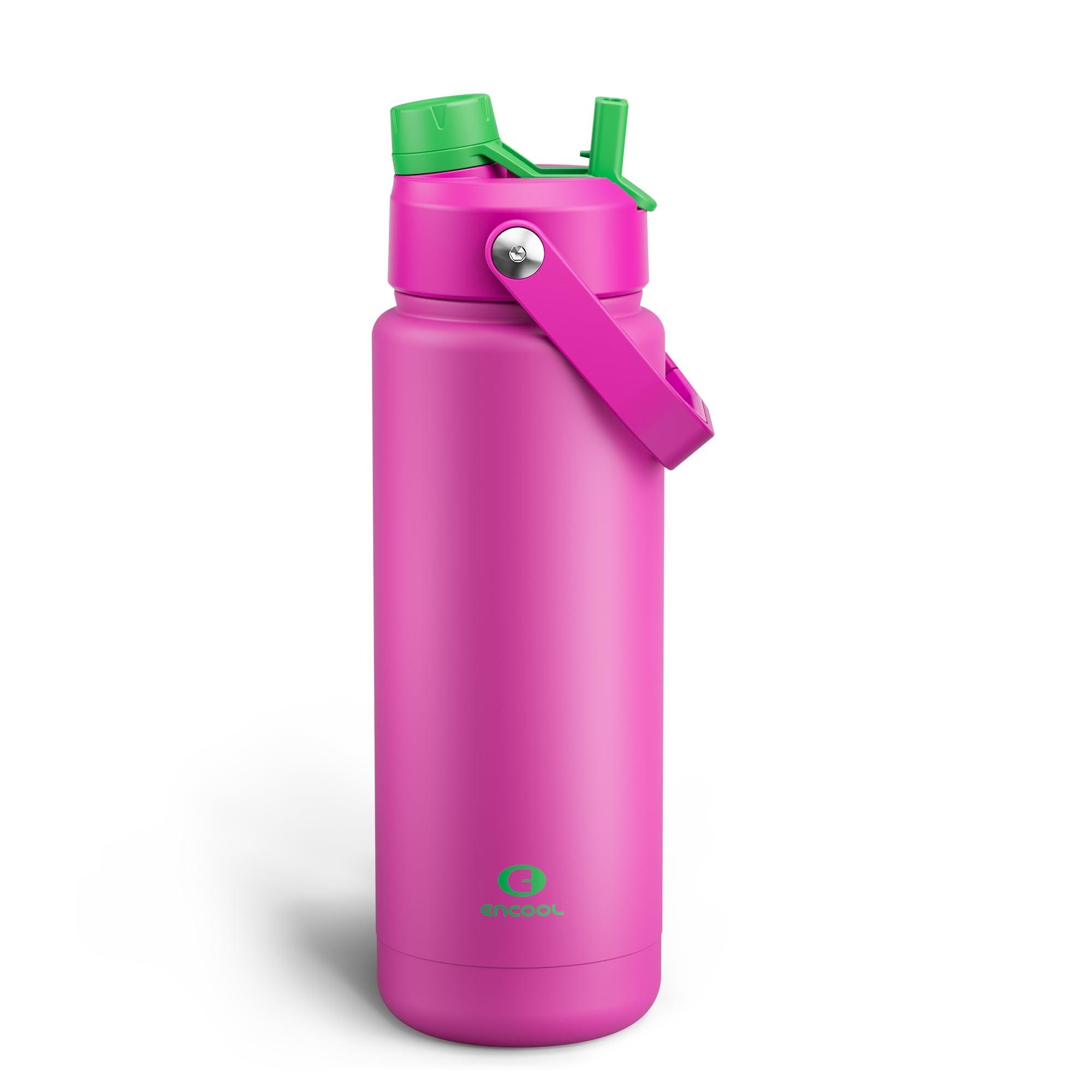 ENCOOL Insulated Dog Water Bottle with Built-In Straw