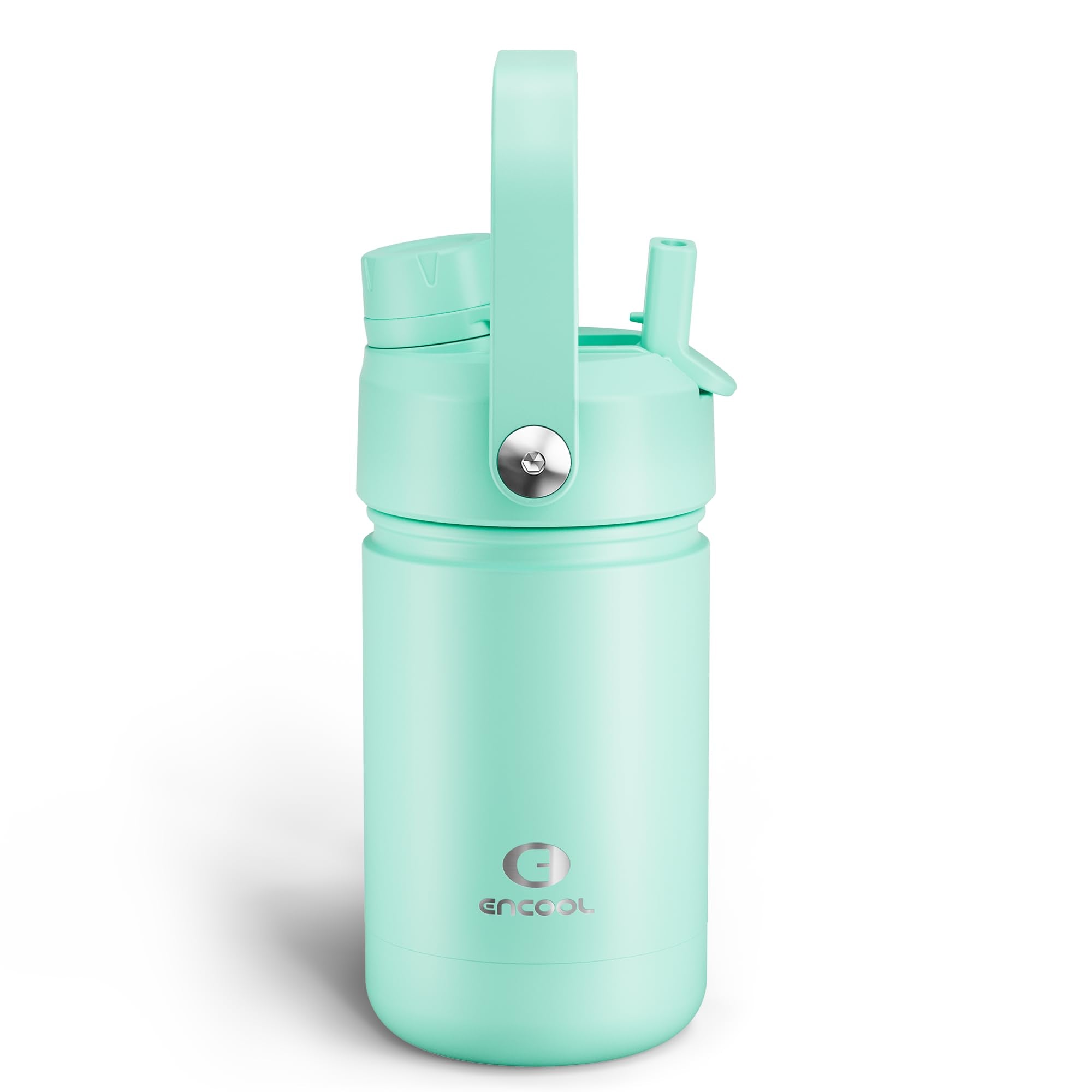 ENCOOL Insulated Dog Water Bottle with Built-In Straw
