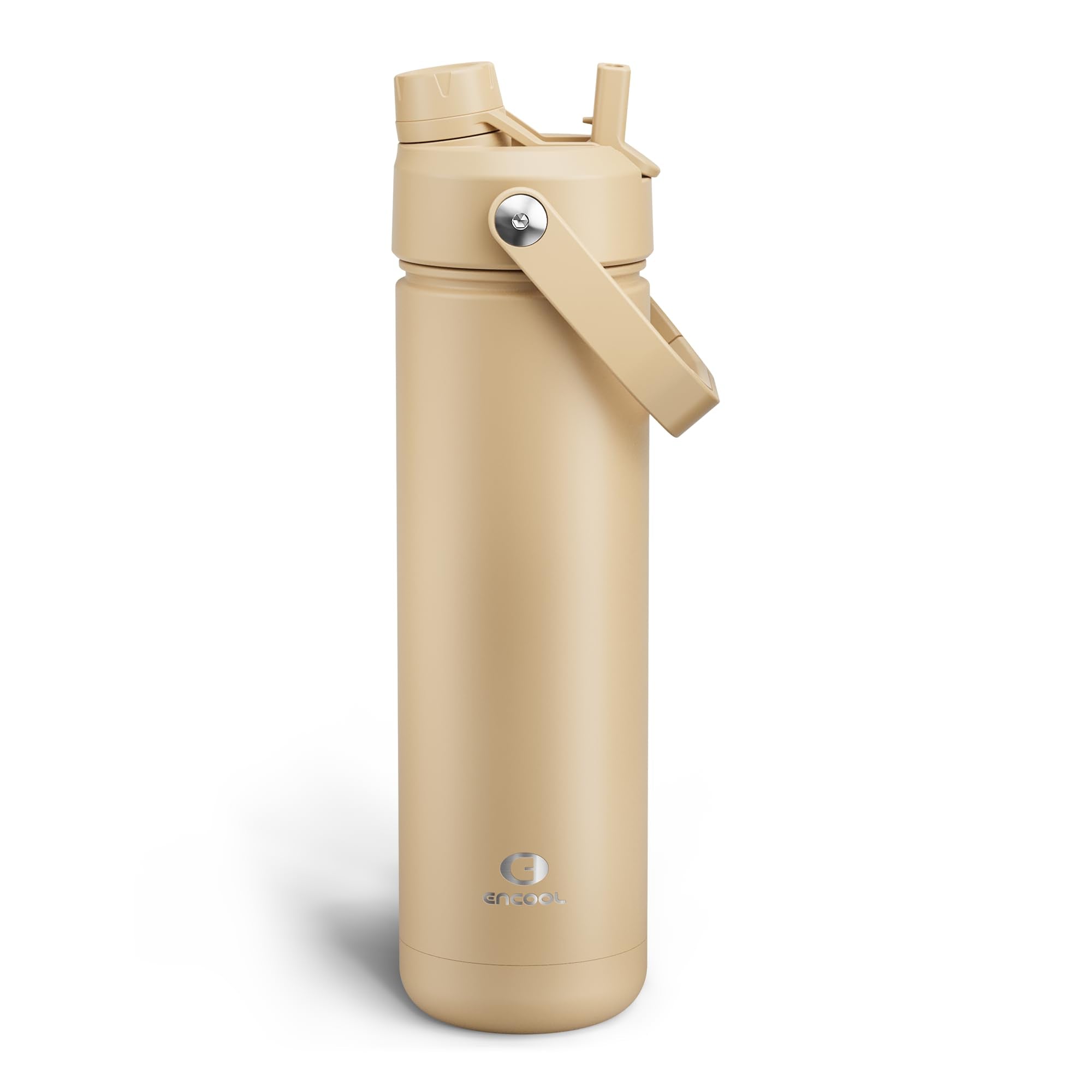 ENCOOL Insulated Dog Water Bottle with Built-In Straw
