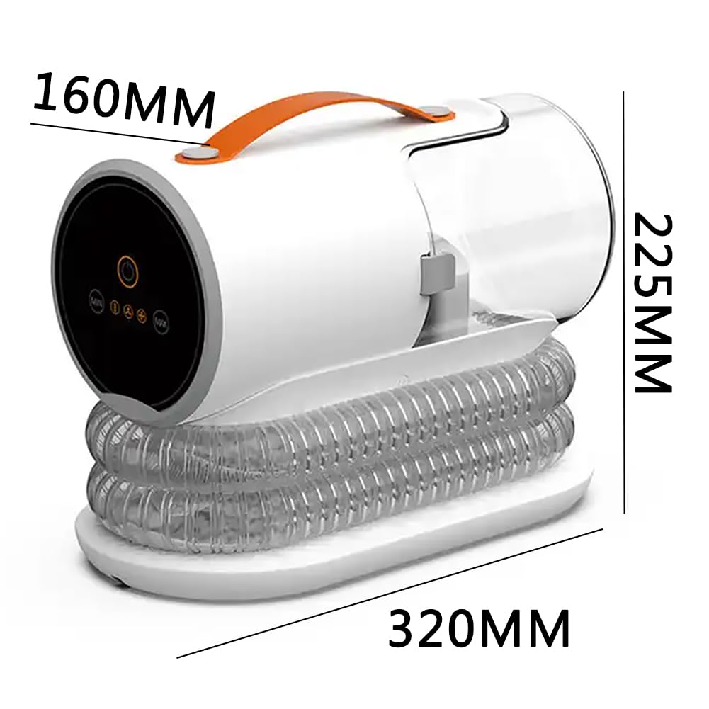 Low-Noise Pet Grooming Vacuum Kit with 5 Tools