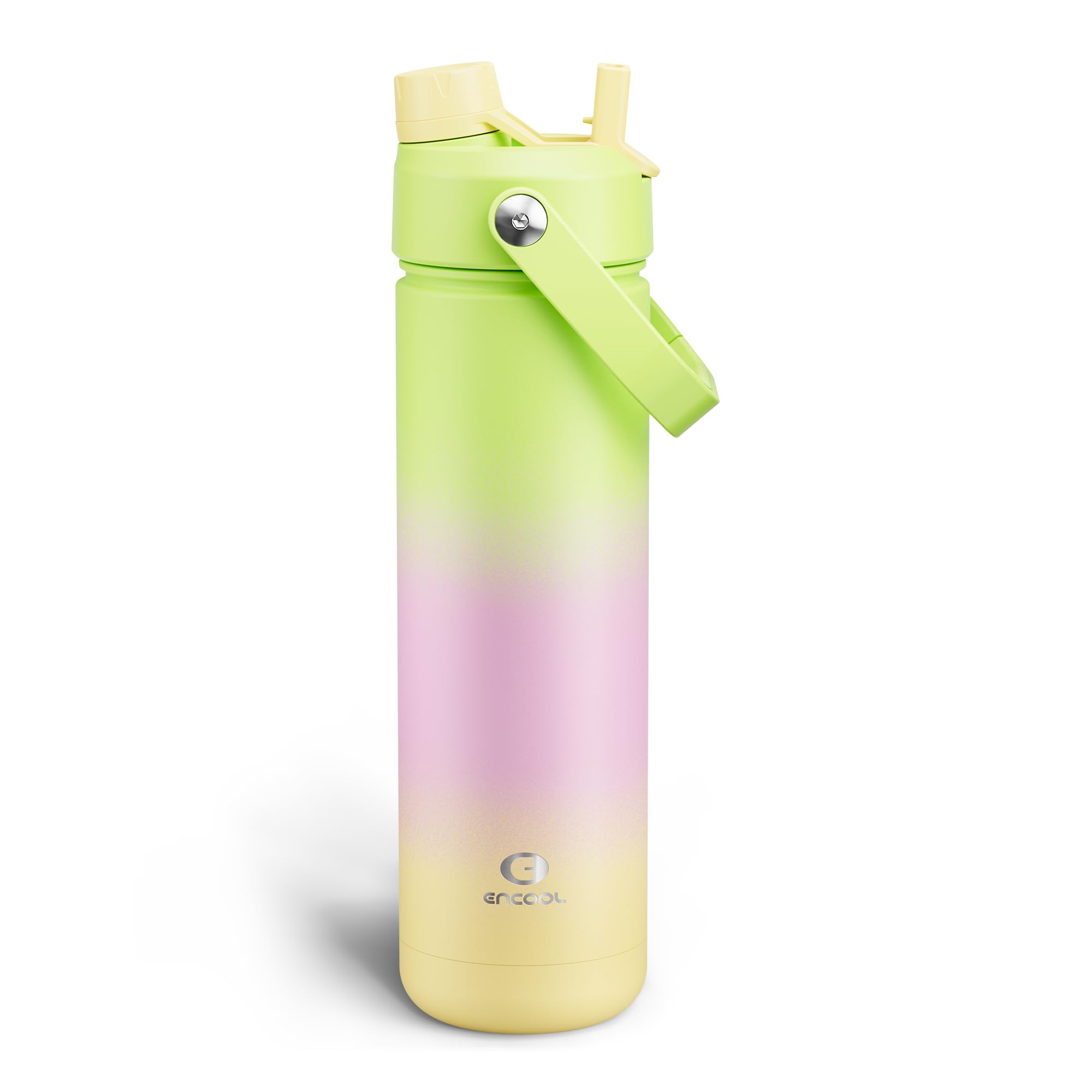 ENCOOL Insulated Dog Water Bottle with Built-In Straw