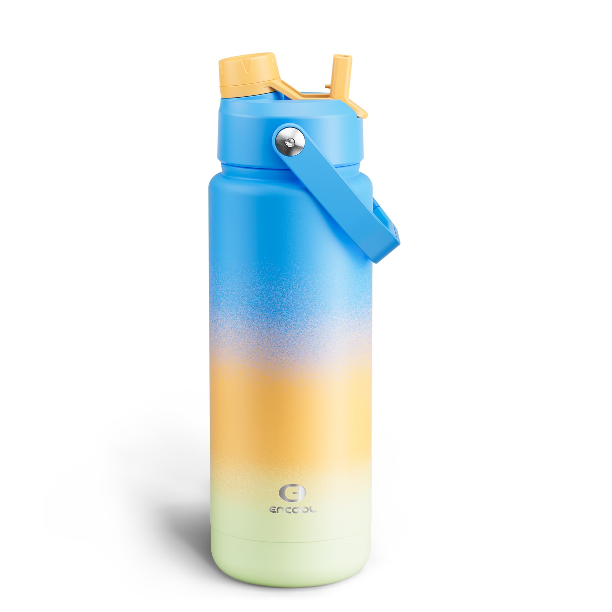 ENCOOL Insulated Dog Water Bottle with Built-In Straw