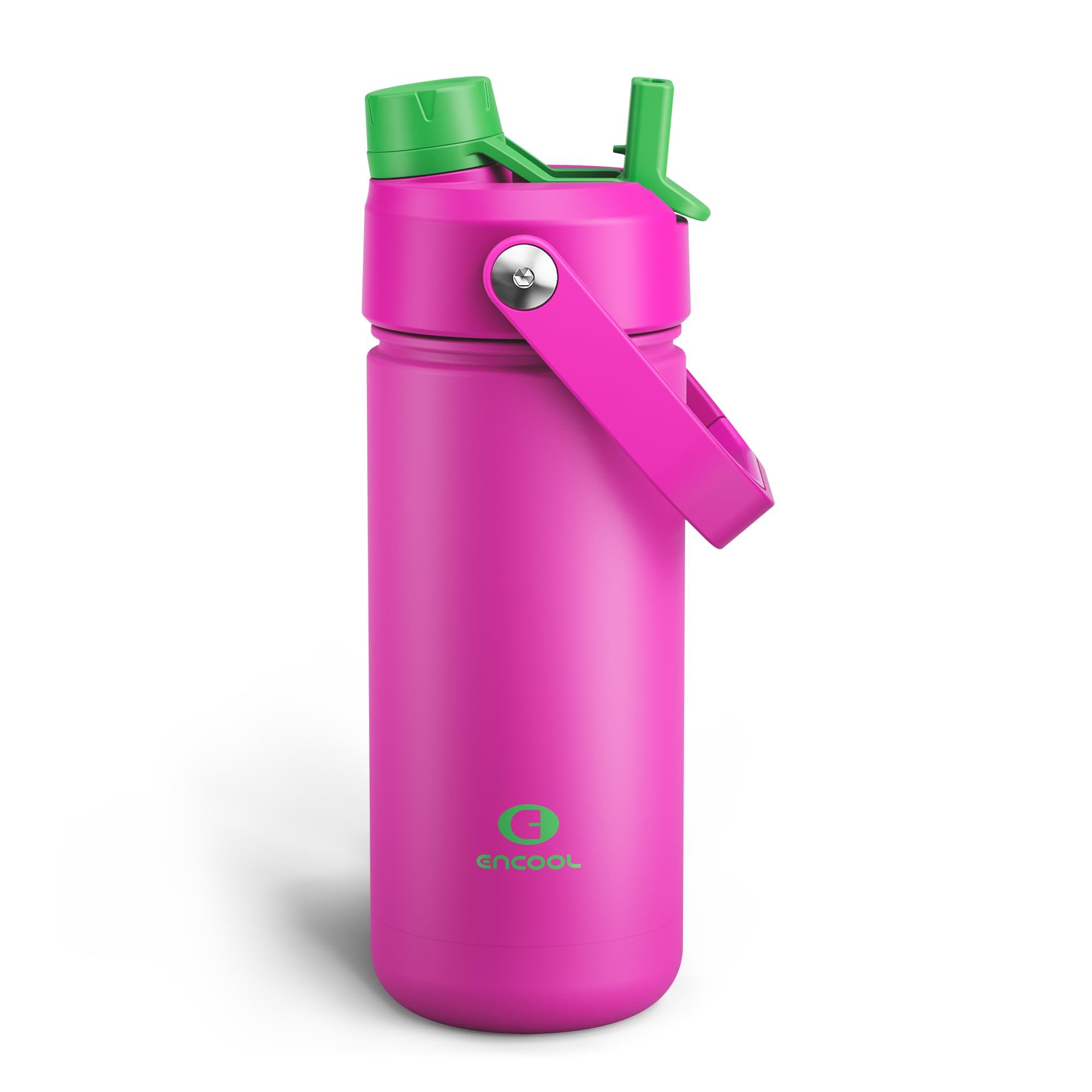 ENCOOL Insulated Dog Water Bottle with Built-In Straw