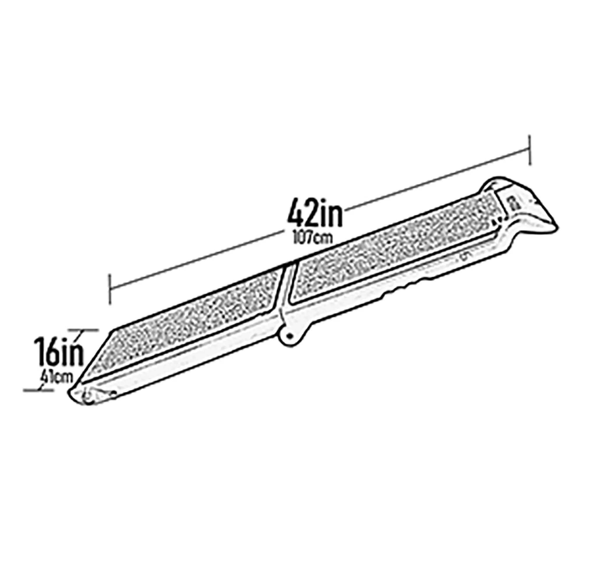 Pet Gear SupertraX Portable Folding Pet Ramp, 42-Inch