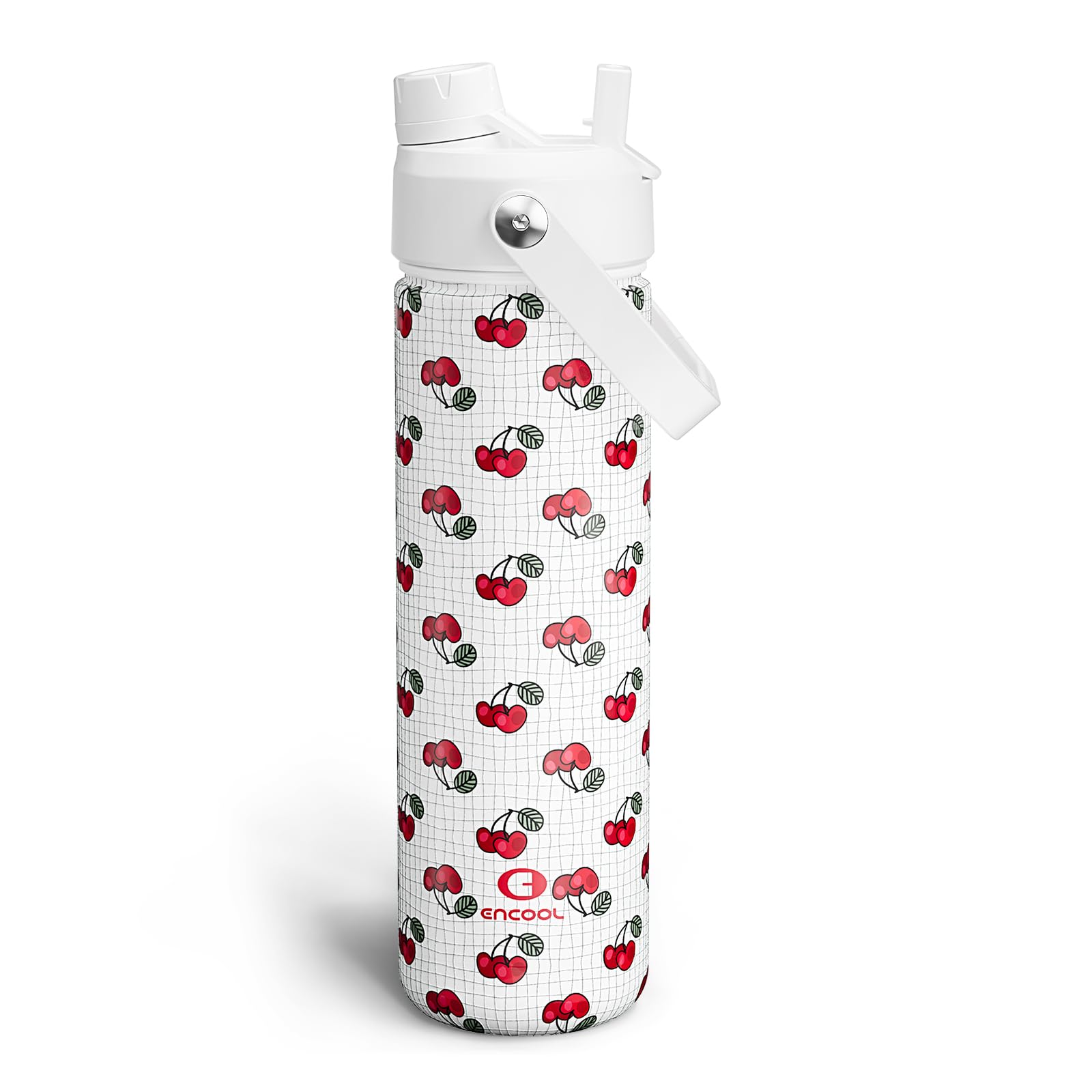 ENCOOL Insulated Dog Water Bottle with Built-In Straw