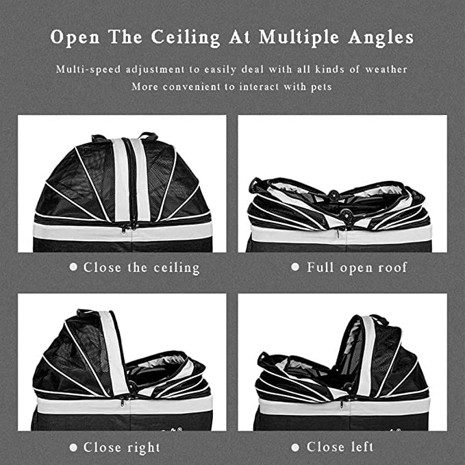 Rolling Pet Carrier for Small Dogs and Cats with Detachable Wheels