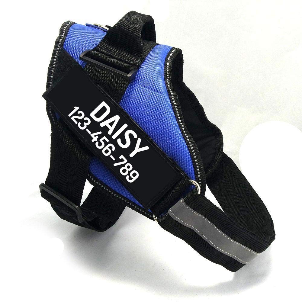 PawPawify Personalized No-Pull Dog Harness with Name and Phone