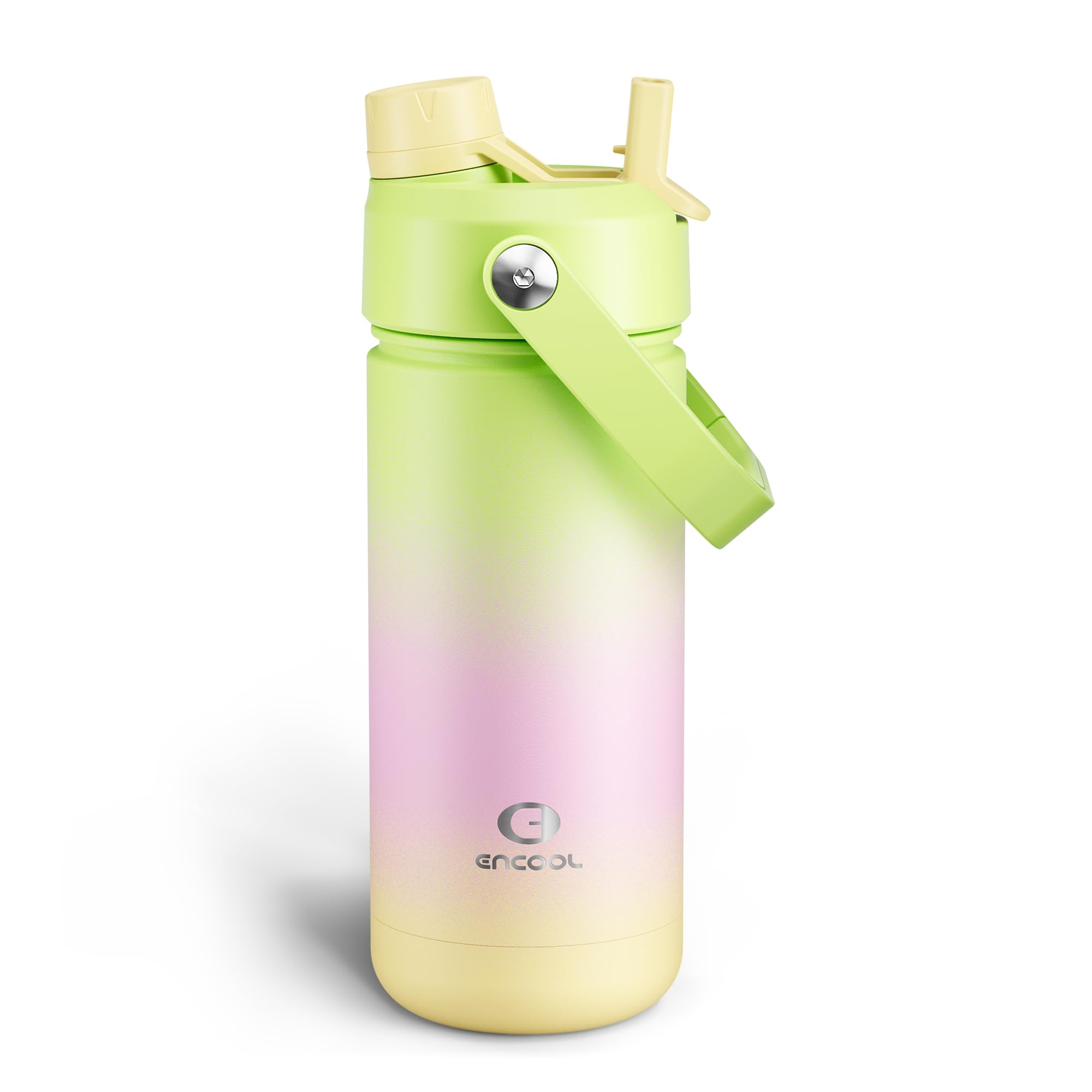 ENCOOL Insulated Dog Water Bottle with Built-In Straw