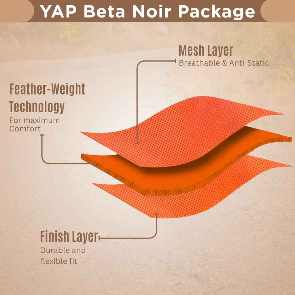 YAP Beta Noir Choke-Free No-Pull Dog Harness with Handle