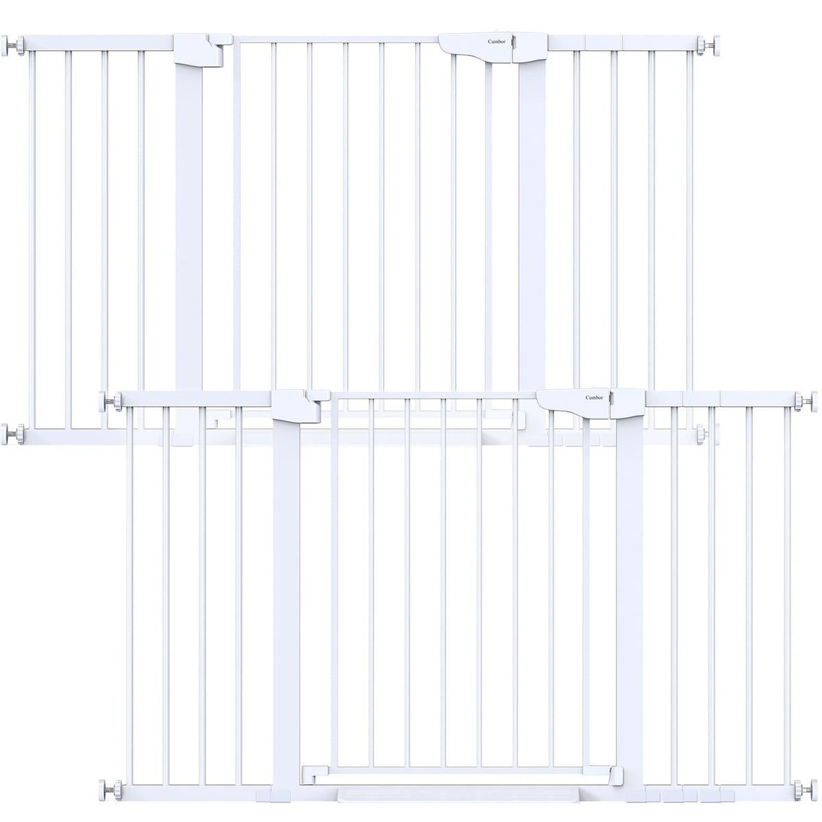 Cumbor 4-Pack Extra-Tall Auto-Close Dog Gates
