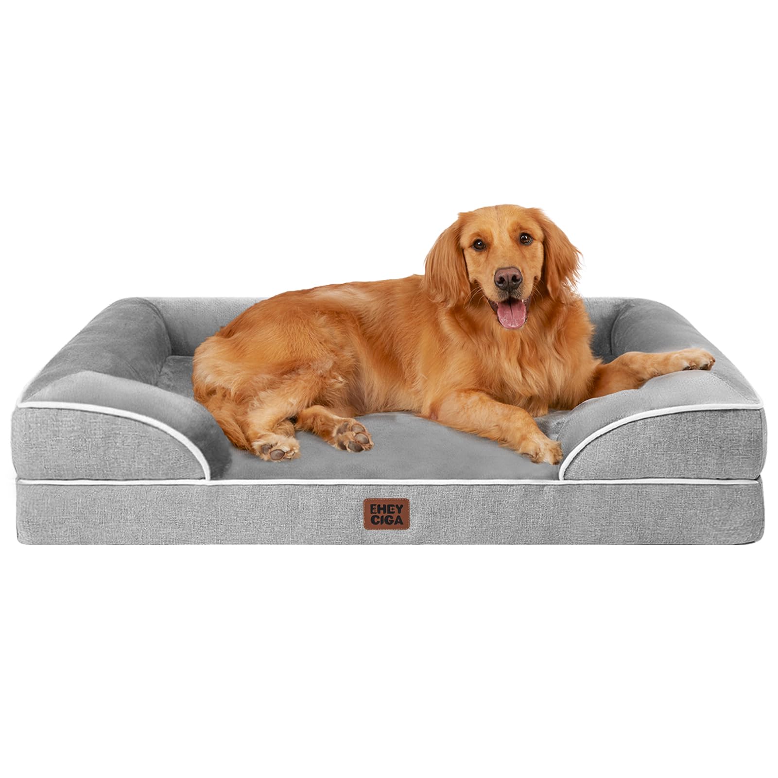 EHEYCIGA Waterproof Orthopedic Memory Foam Dog Bed