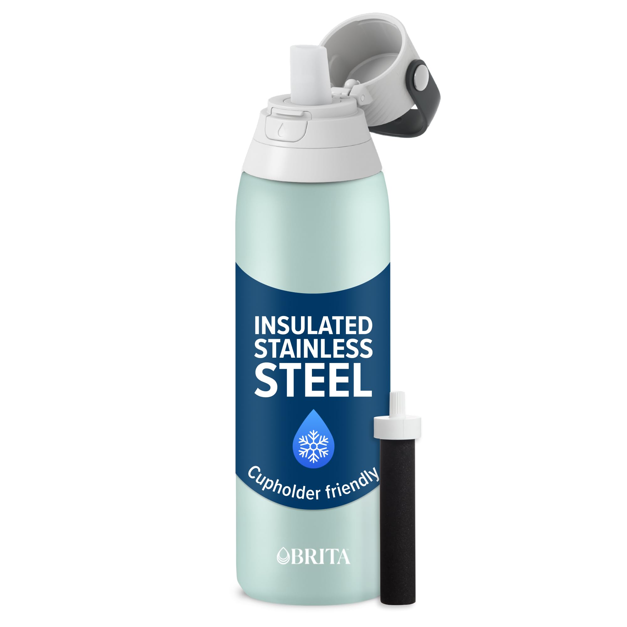 Brita Stainless Steel Insulated Filtering Water Bottle