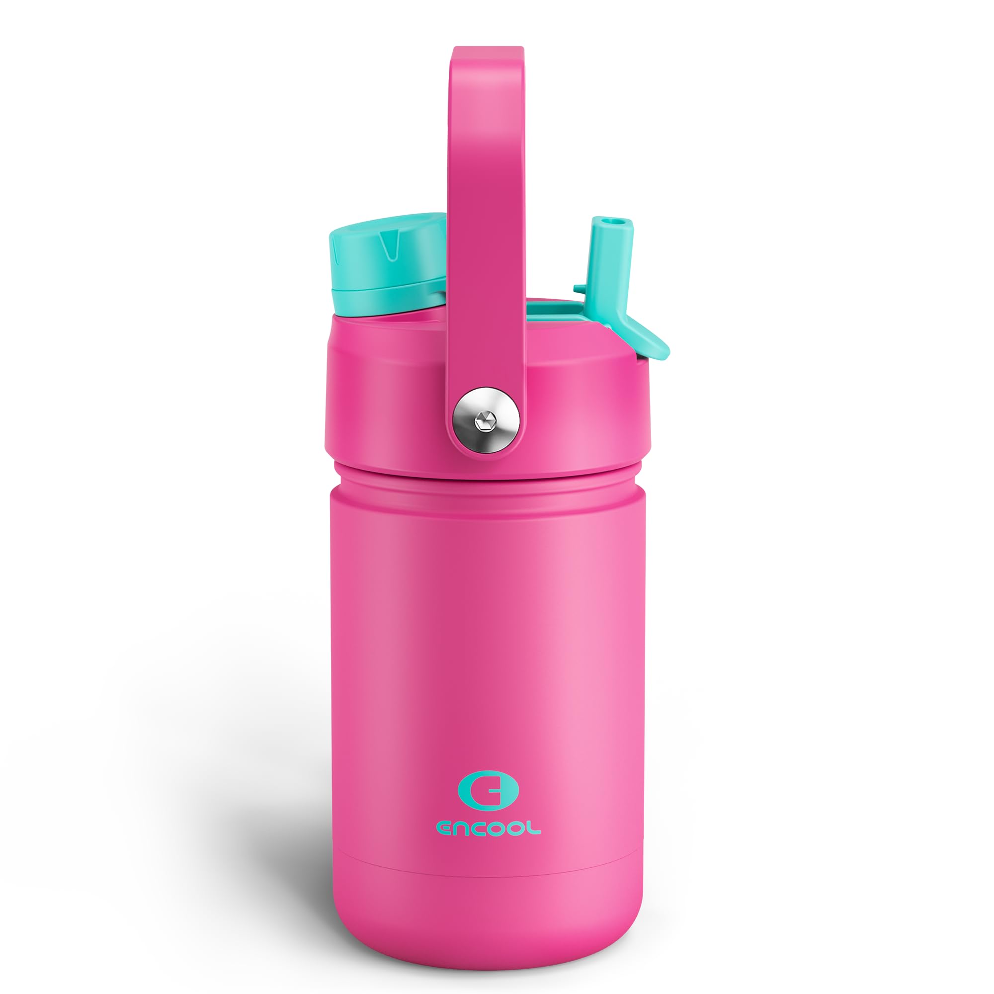 ENCOOL Insulated Dog Water Bottle with Built-In Straw
