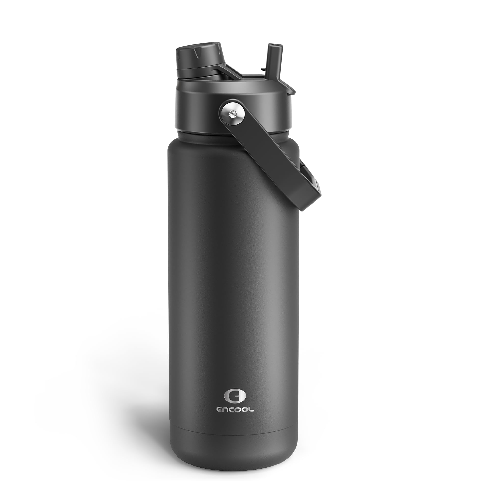 ENCOOL Insulated Dog Water Bottle with Built-In Straw