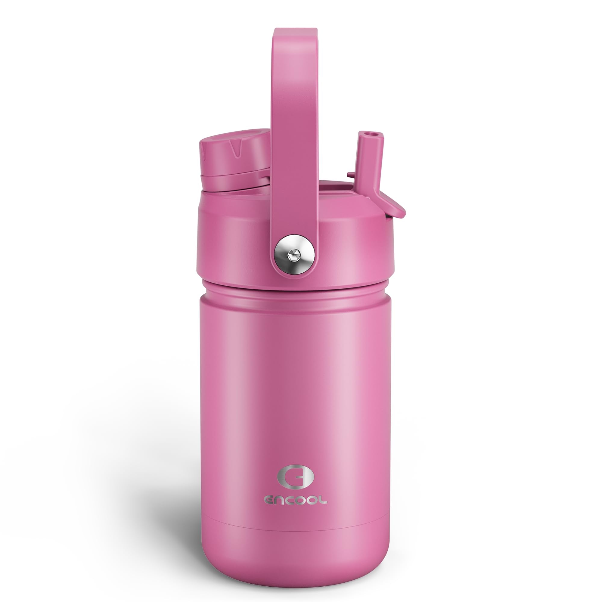 ENCOOL Insulated Dog Water Bottle with Built-In Straw