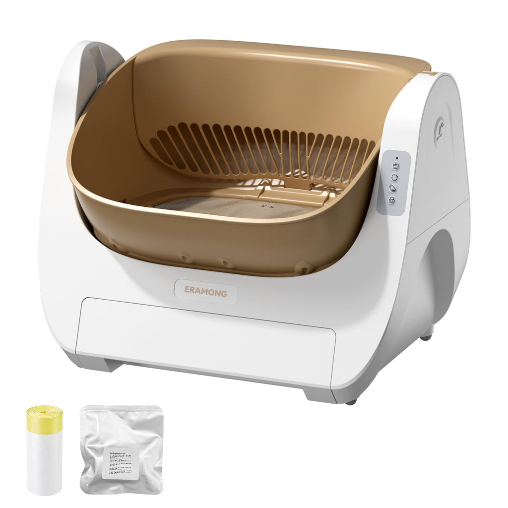 Washable Automatic Self-Cleaning Open-Top Cat Litter Box