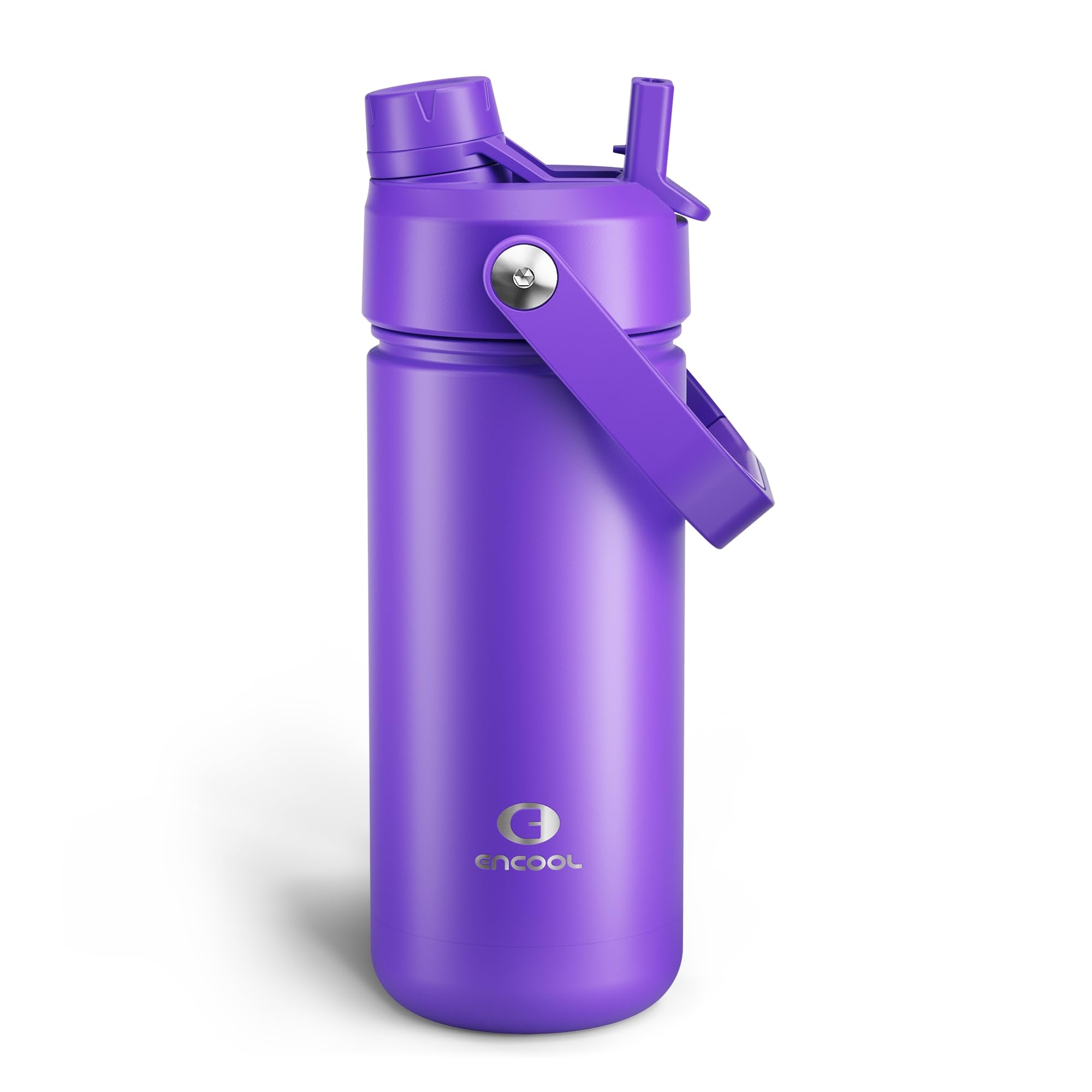 ENCOOL Insulated Dog Water Bottle with Built-In Straw
