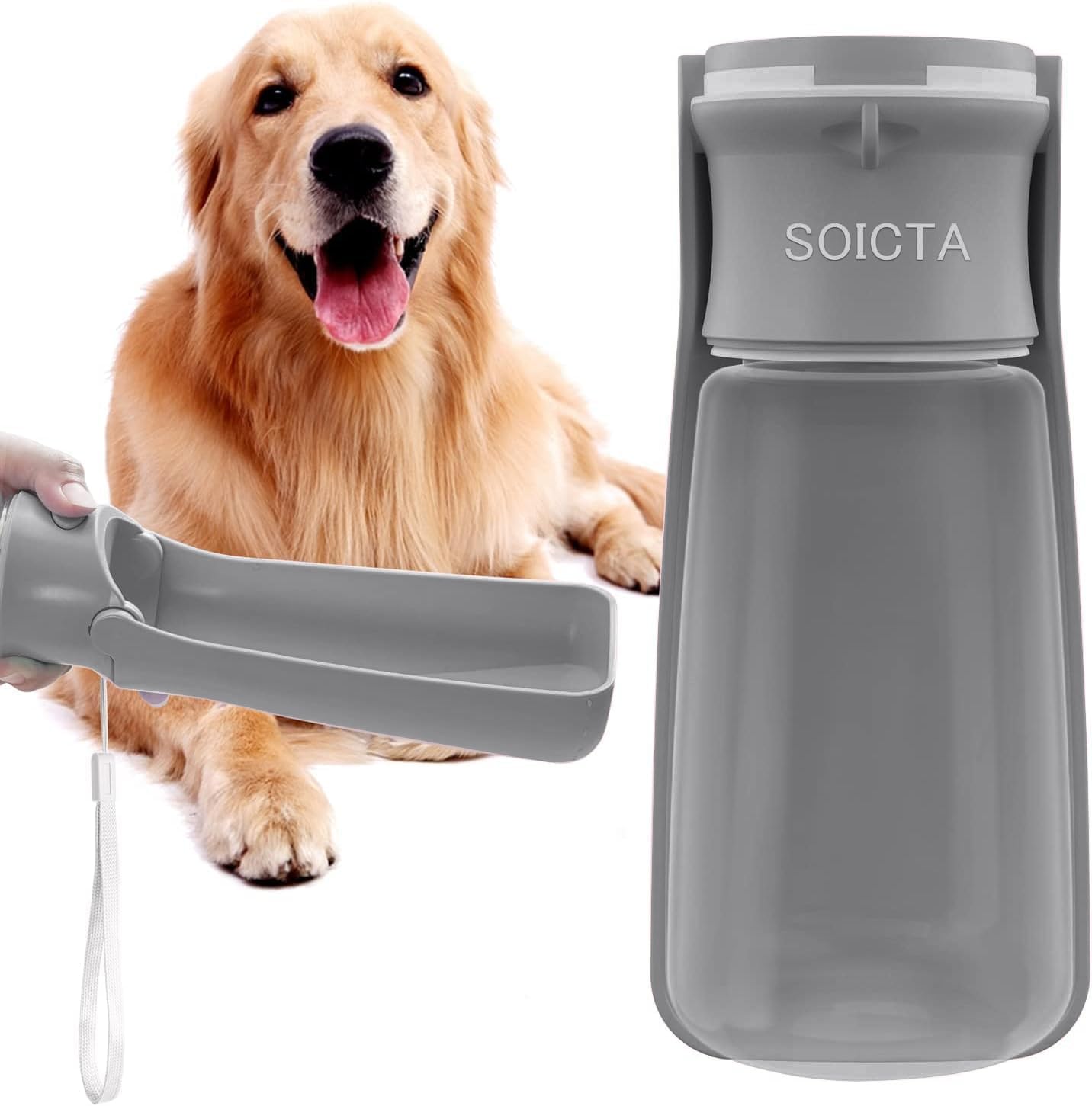 Portable Leak-Proof Dog Water Bottle for Walking