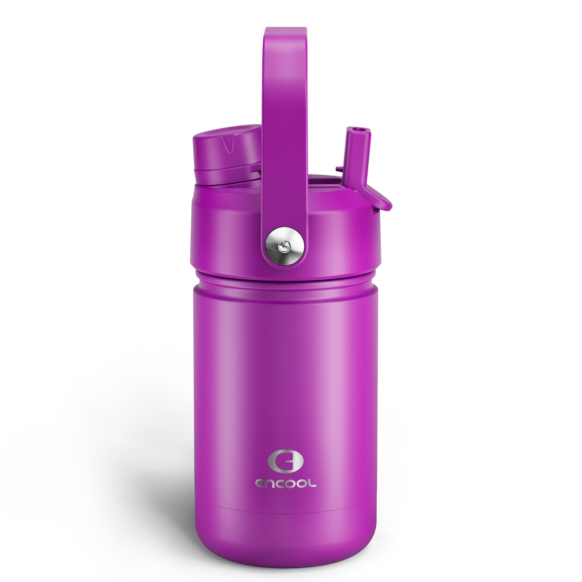 ENCOOL Insulated Dog Water Bottle with Built-In Straw