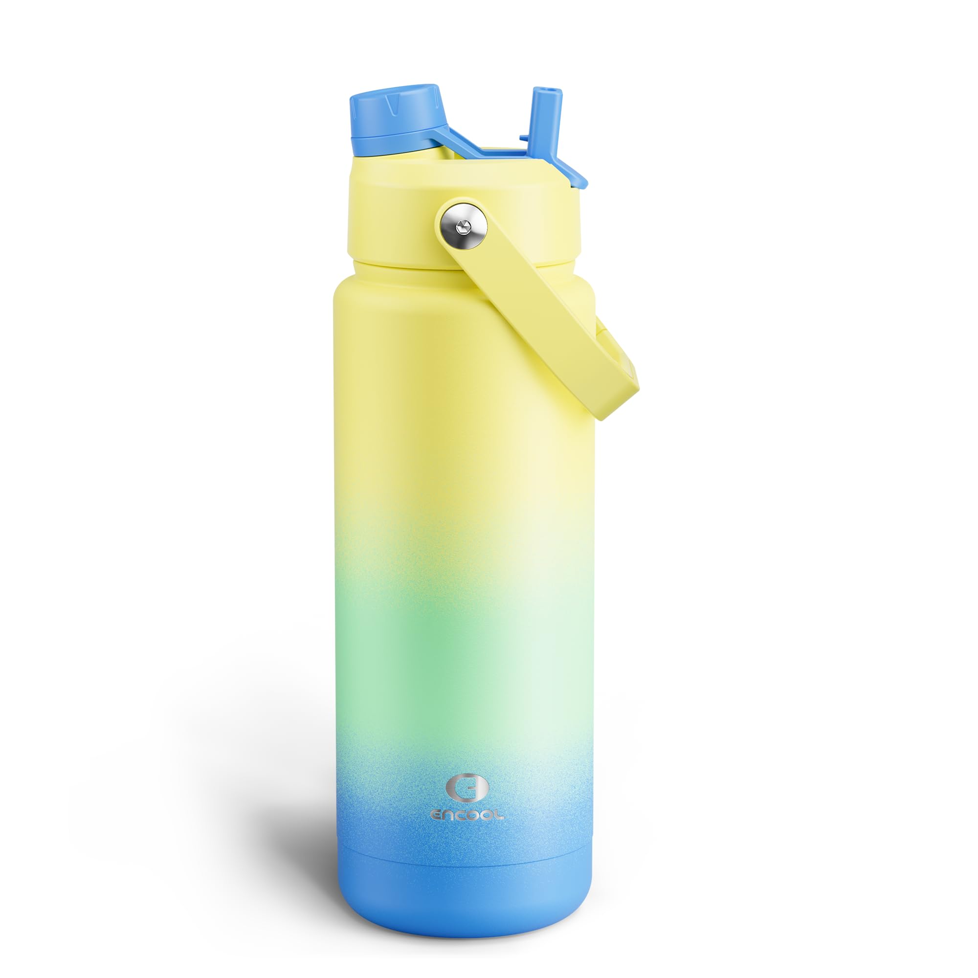 ENCOOL Insulated Dog Water Bottle with Built-In Straw