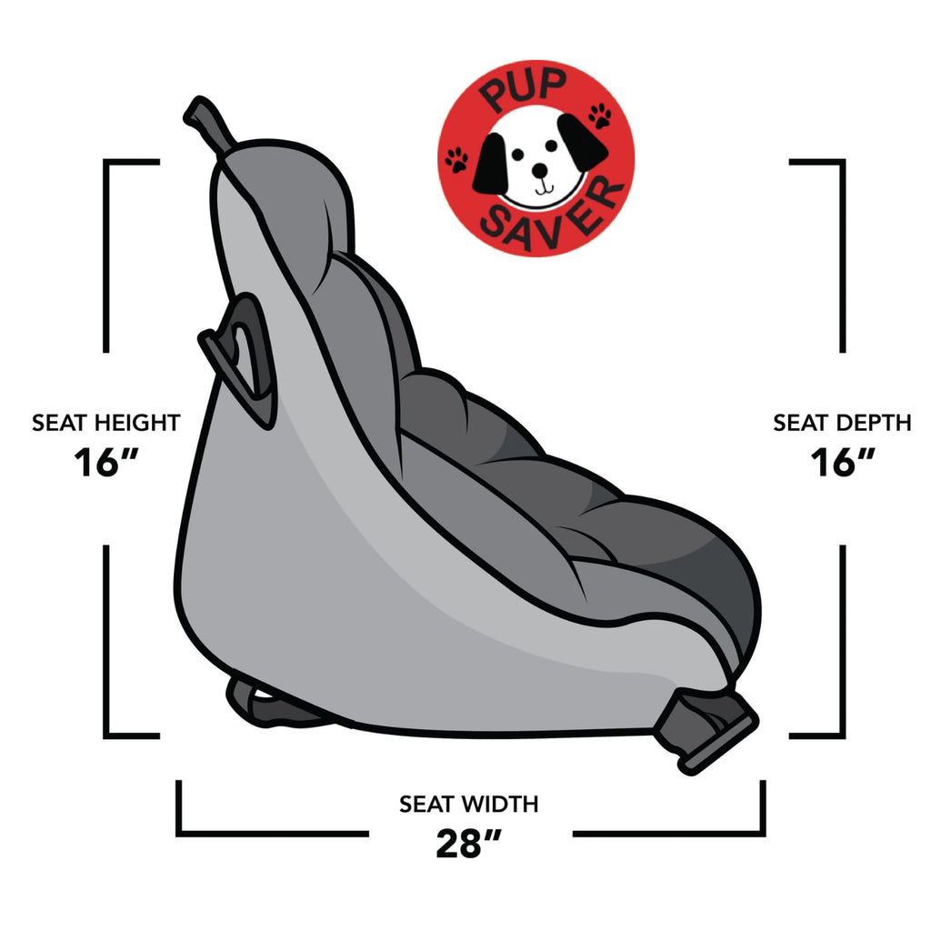 PupSaver Crash-Tested Dog Car Seat for Dogs Up to 30 lb