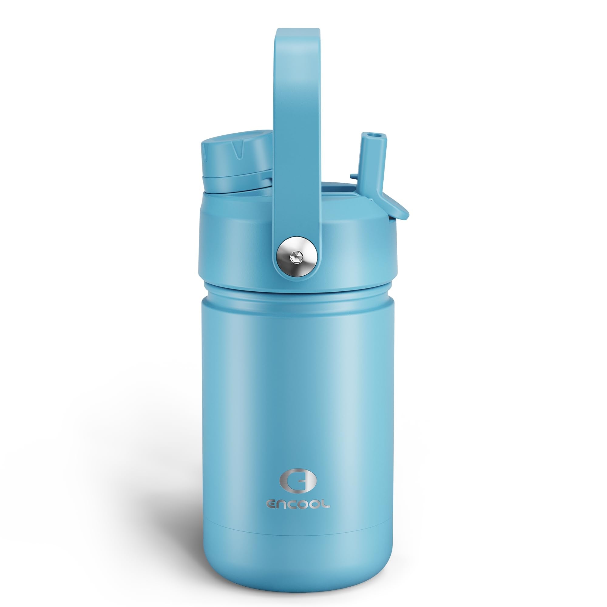 ENCOOL Insulated Dog Water Bottle with Built-In Straw