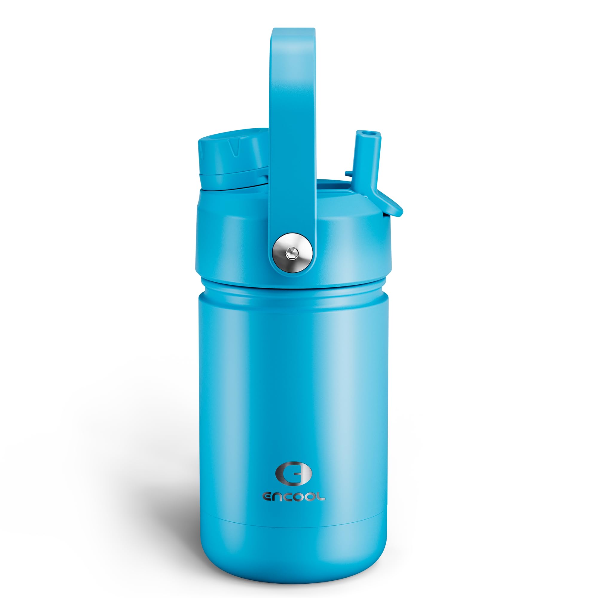 ENCOOL Insulated Dog Water Bottle with Built-In Straw