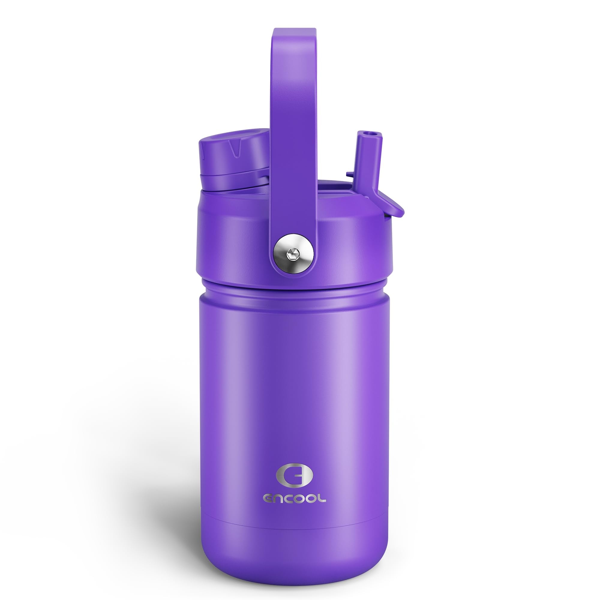 ENCOOL Insulated Dog Water Bottle with Built-In Straw