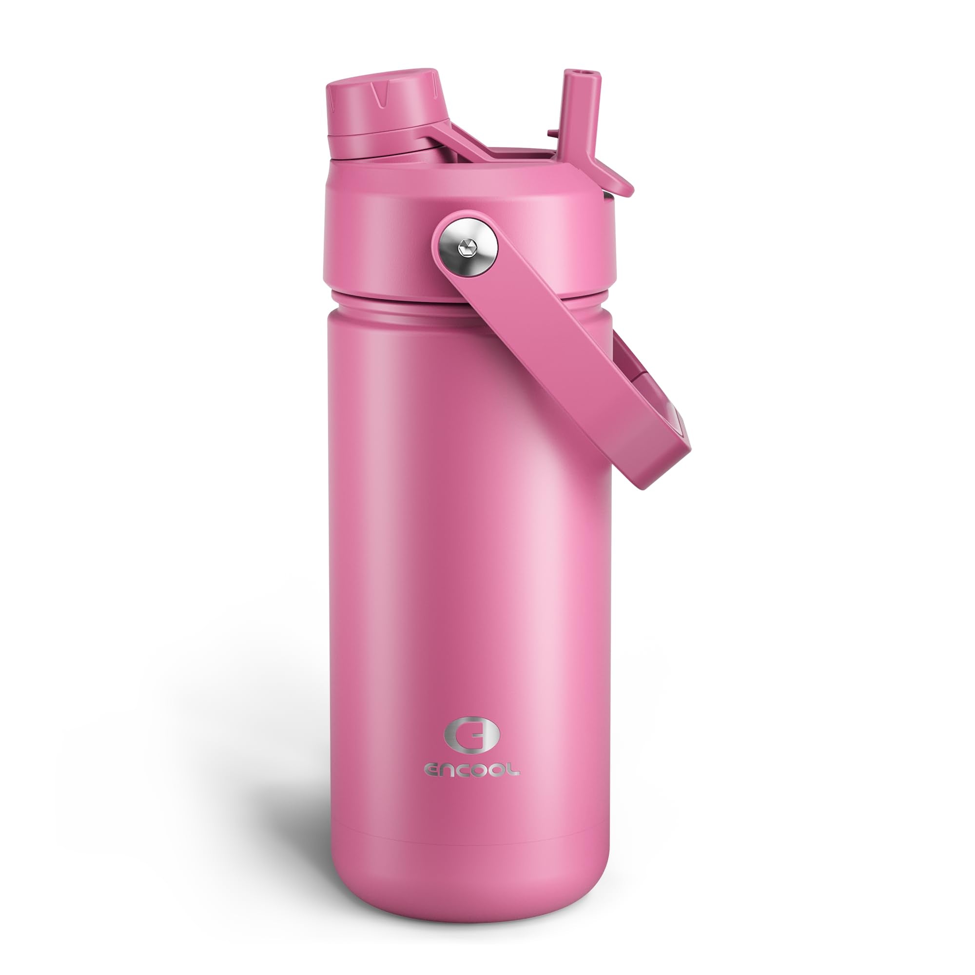 ENCOOL Insulated Dog Water Bottle with Built-In Straw