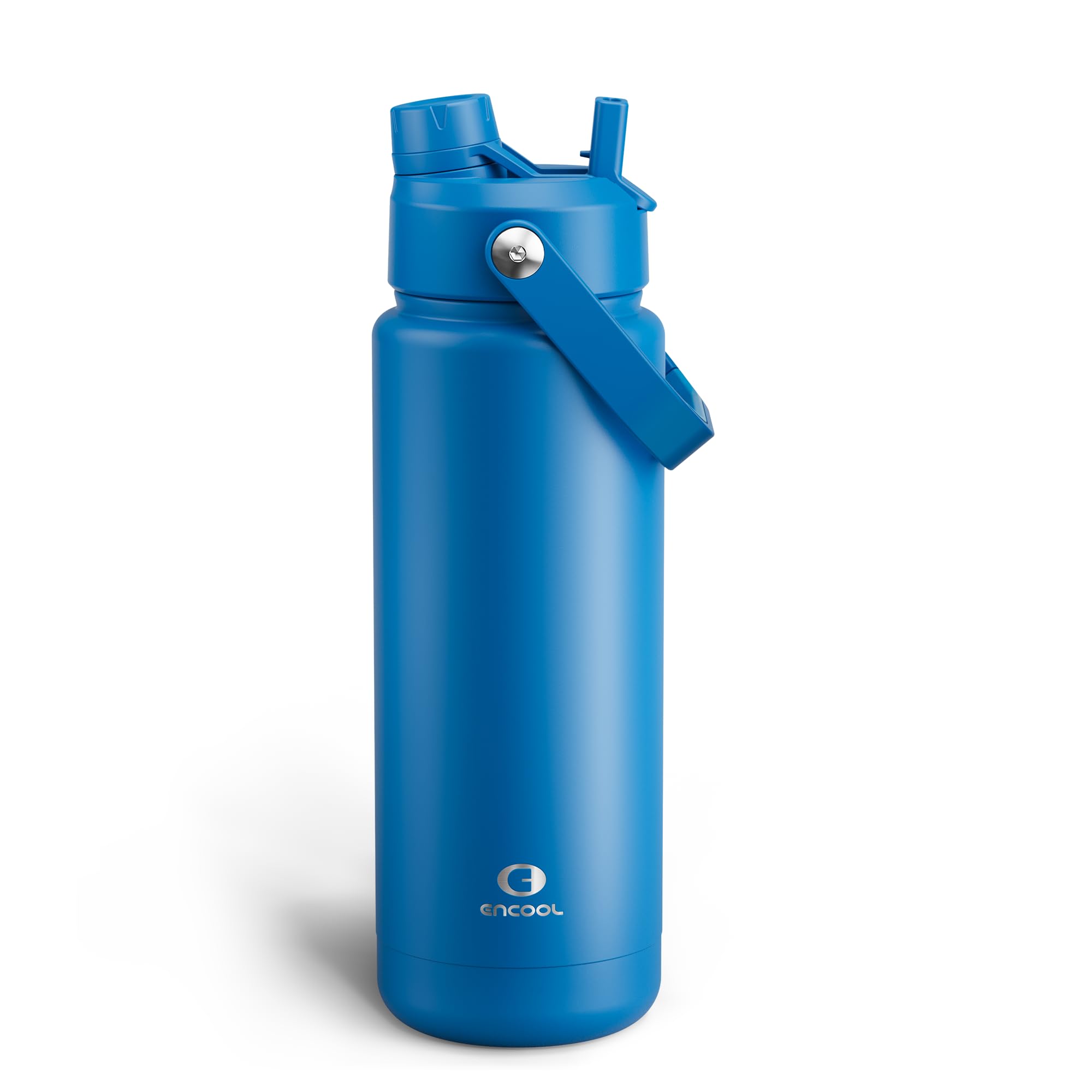 ENCOOL Insulated Dog Water Bottle with Built-In Straw