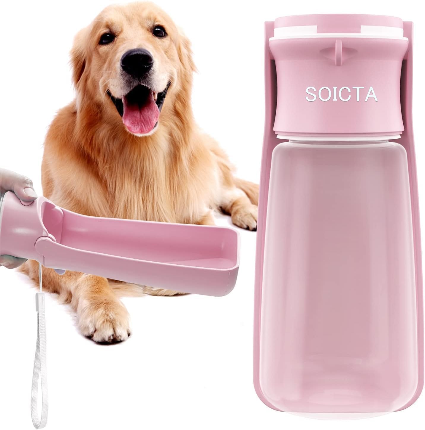 Portable Leak-Proof Dog Water Bottle for Walking