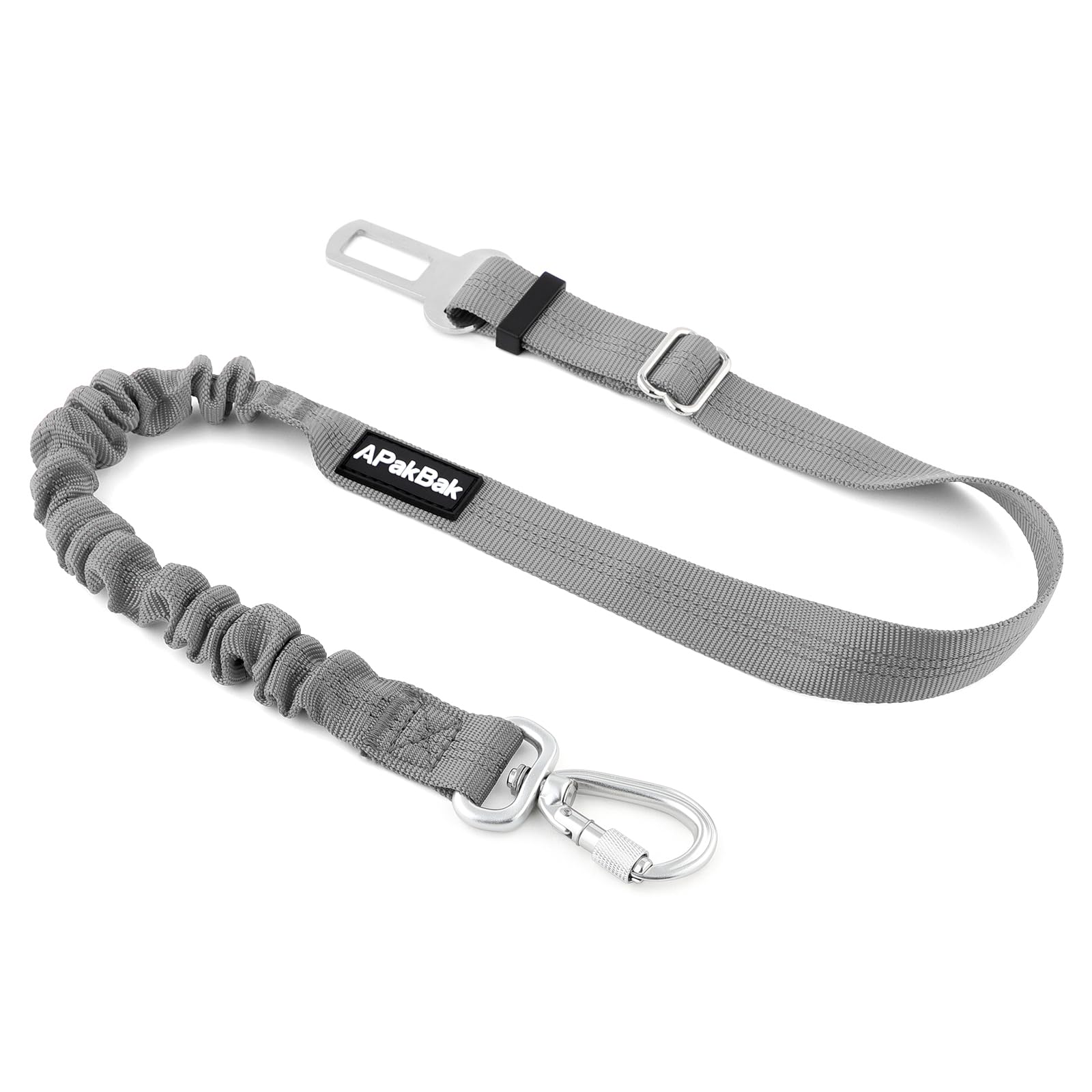 APakBak Adjustable Dog Car Seat Belt with Reflective Strap